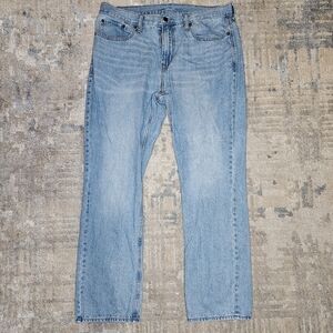 Old Navy Jeans Mens Light Wash Straight Leg 36x32